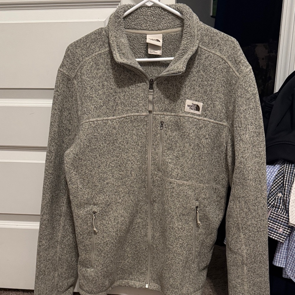 The North Face Heathered Gray Full-Zip Jacket
